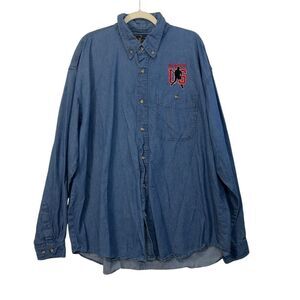 PAUL McCARTNEY US 2005 TOUR DENIM button up SHIRT COTTON HERITAGE xxl